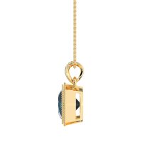 Art-Deco Cushion Necklace