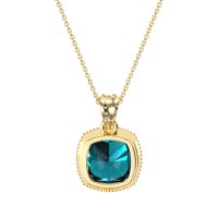 Art-Deco Cushion Necklace