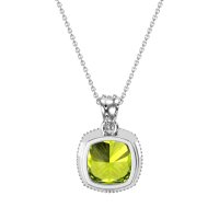 Art-Deco Cushion Necklace