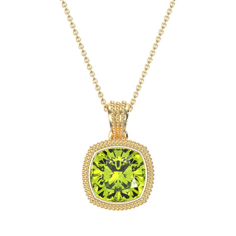 Art-Deco Cushion Necklace