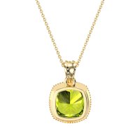 Art-Deco Cushion Necklace