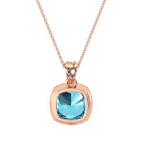 Art-Deco Cushion Necklace