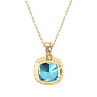 Art-Deco Cushion Necklace