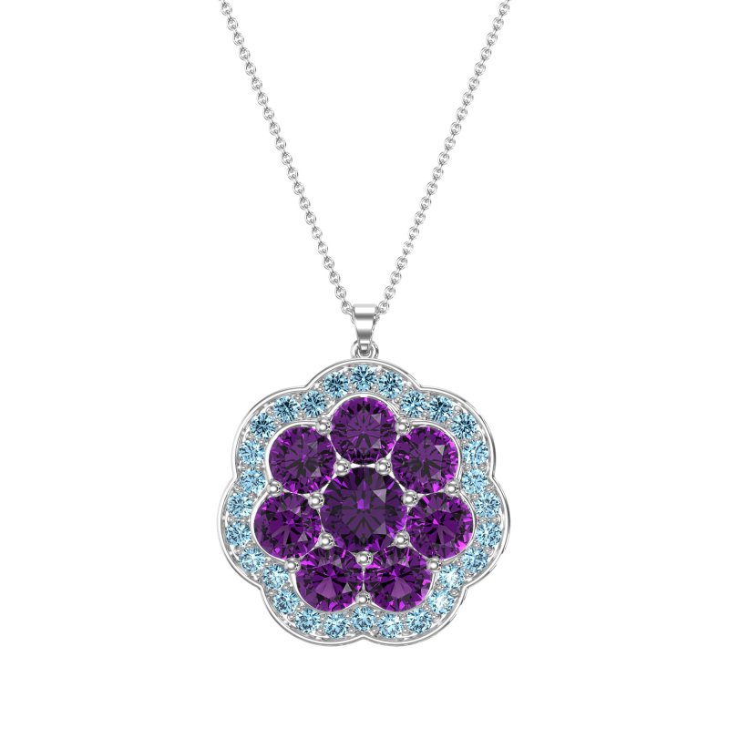 Flower Halo Necklace