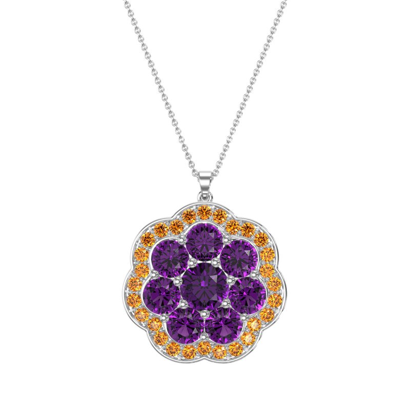 Flower Halo Necklace