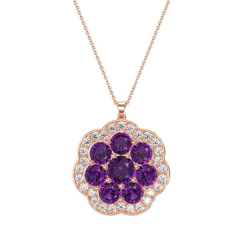 Flower Halo Necklace