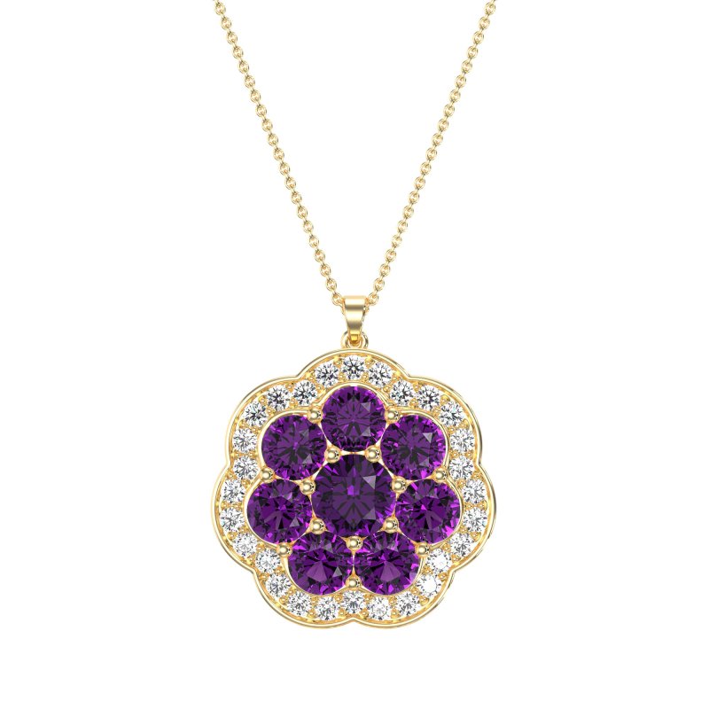 Flower Halo Necklace