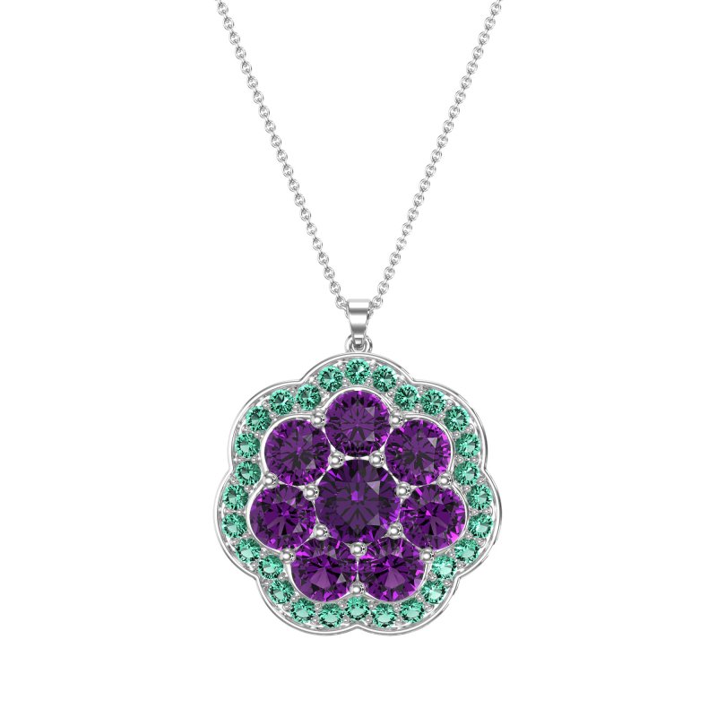 Flower Halo Necklace