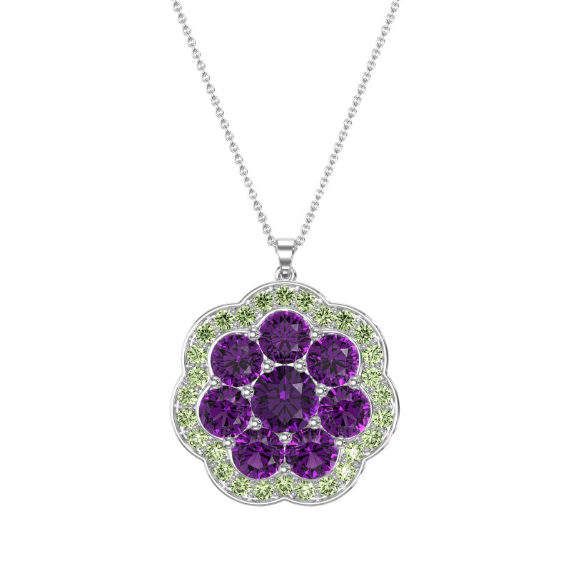 Flower Halo Necklace