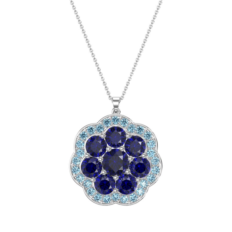 Flower Halo Necklace