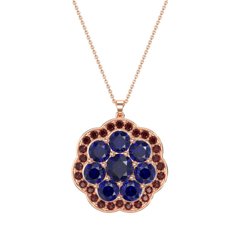 Flower Halo Necklace