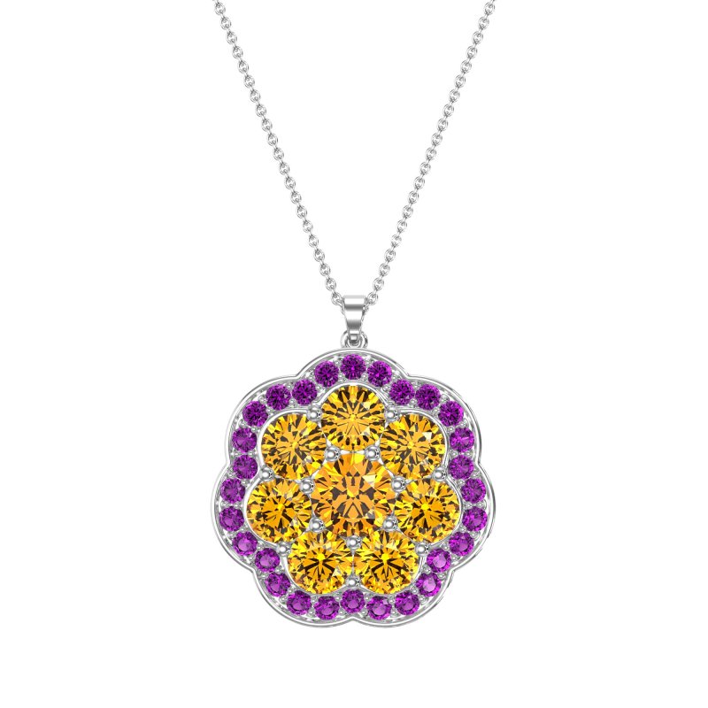 Flower Halo Necklace