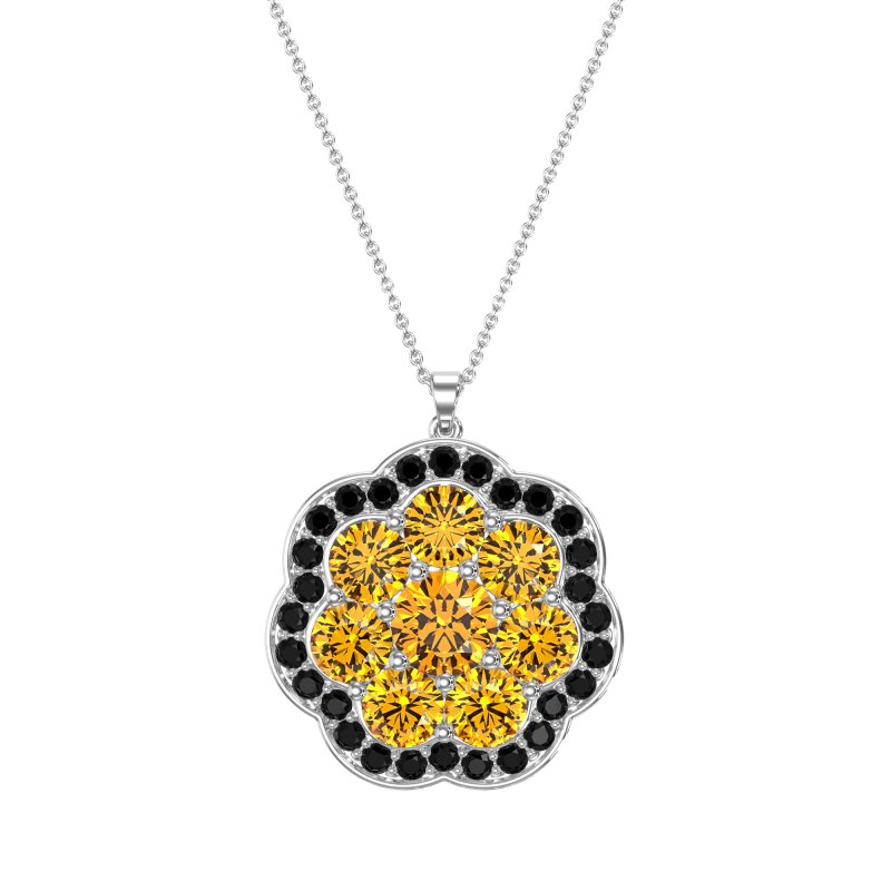 Flower Halo Necklace