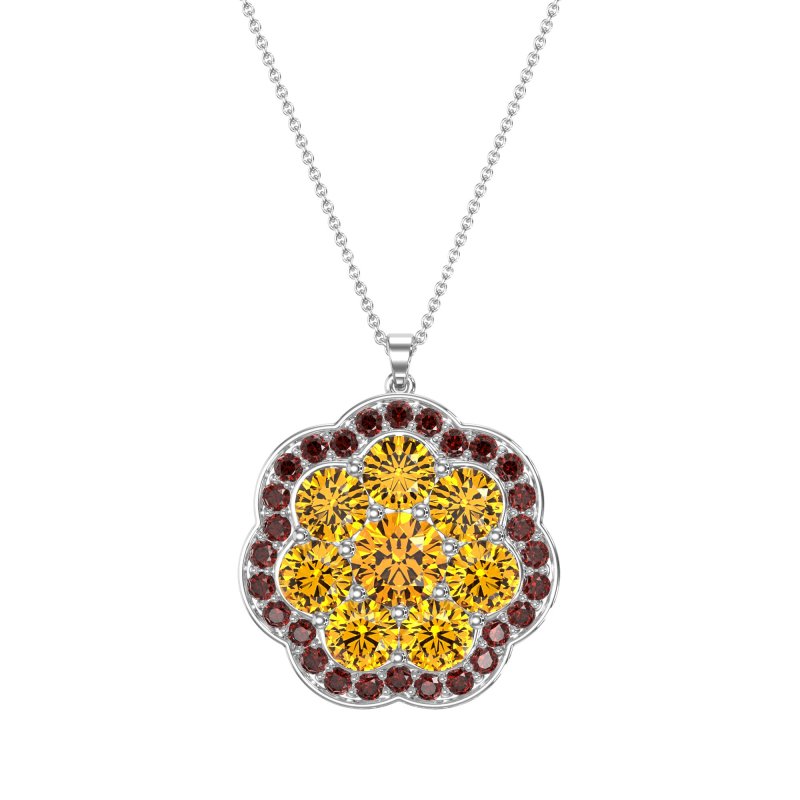 Flower Halo Necklace