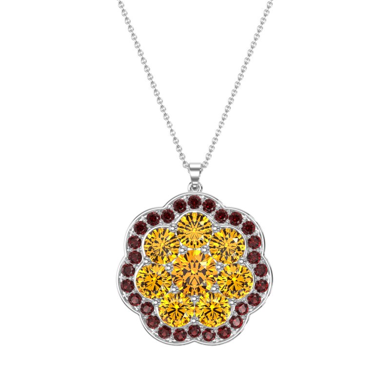 Flower Halo Necklace