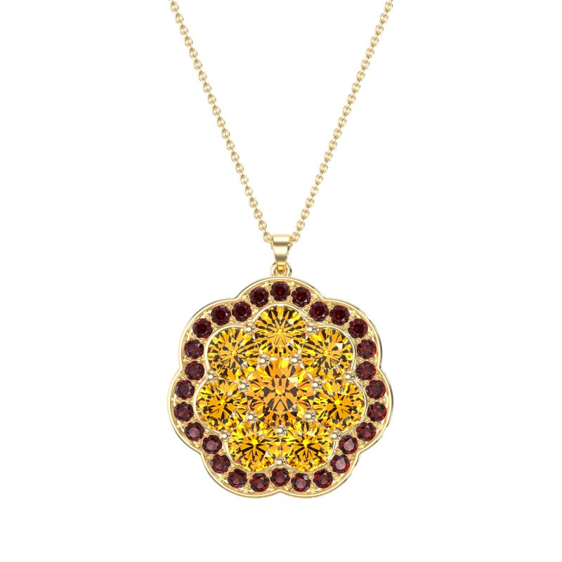 Flower Halo Necklace