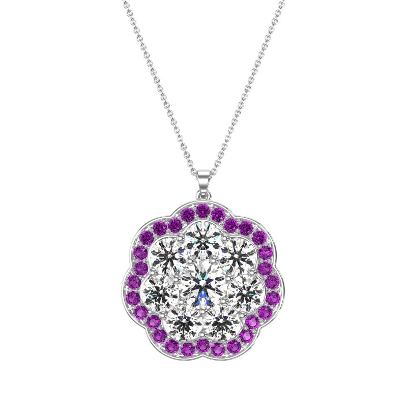Flower Halo Necklace