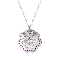 Flower Halo Necklace