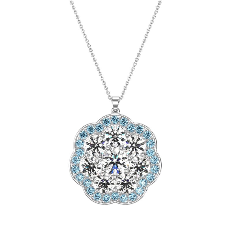 Flower Halo Necklace