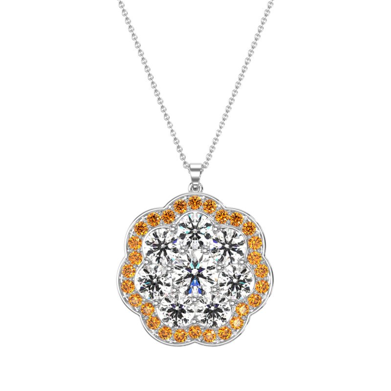 Flower Halo Necklace