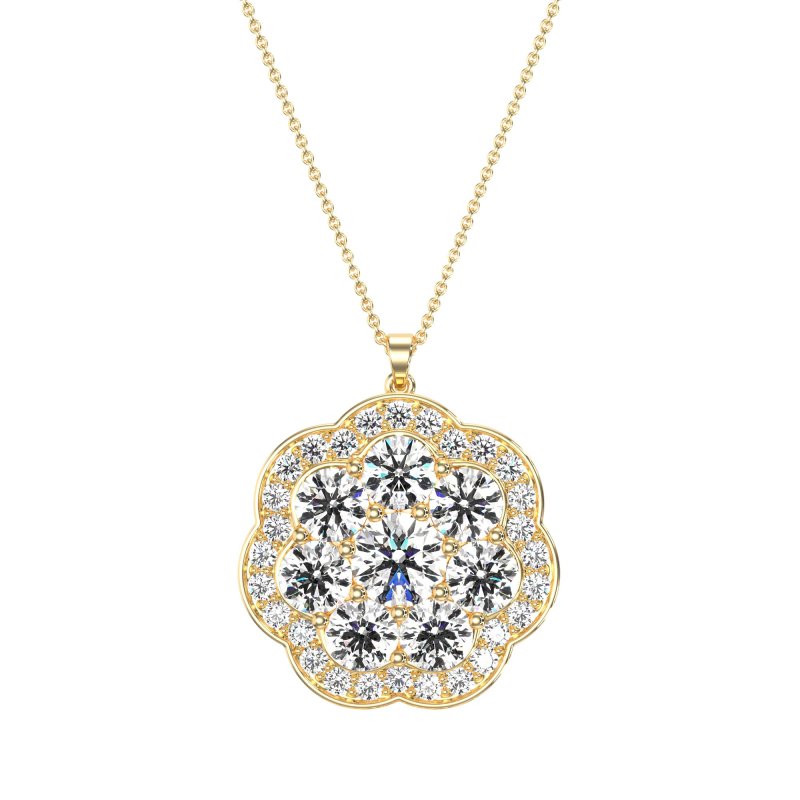Flower Halo Necklace
