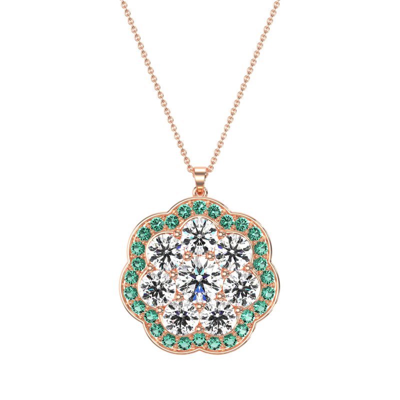 Flower Halo Necklace