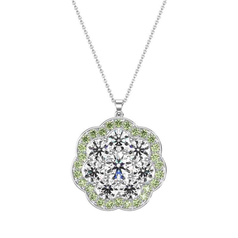 Flower Halo Necklace