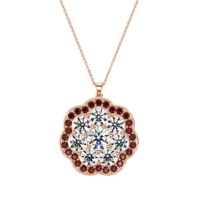 Flower Halo Necklace