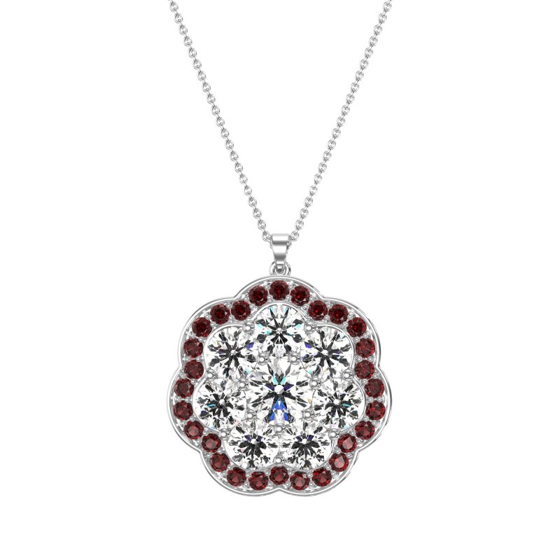 Flower Halo Necklace