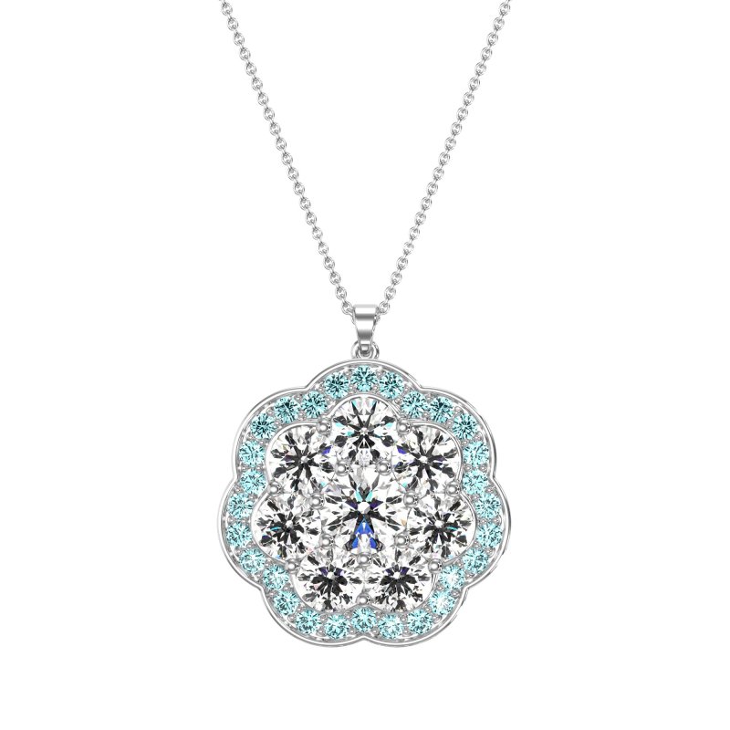 Flower Halo Necklace