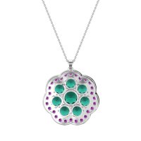 Flower Halo Necklace