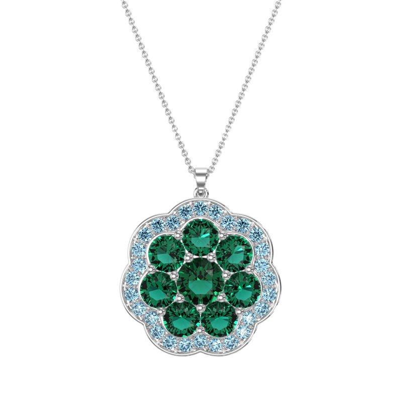Flower Halo Necklace
