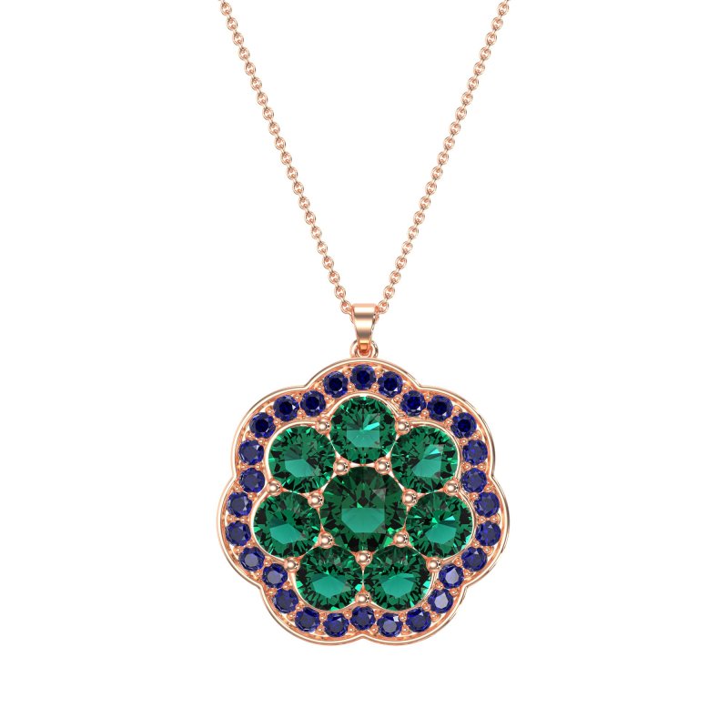 Flower Halo Necklace