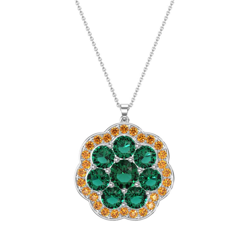 Flower Halo Necklace