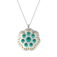 Flower Halo Necklace