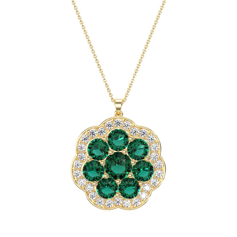 Flower Halo Necklace