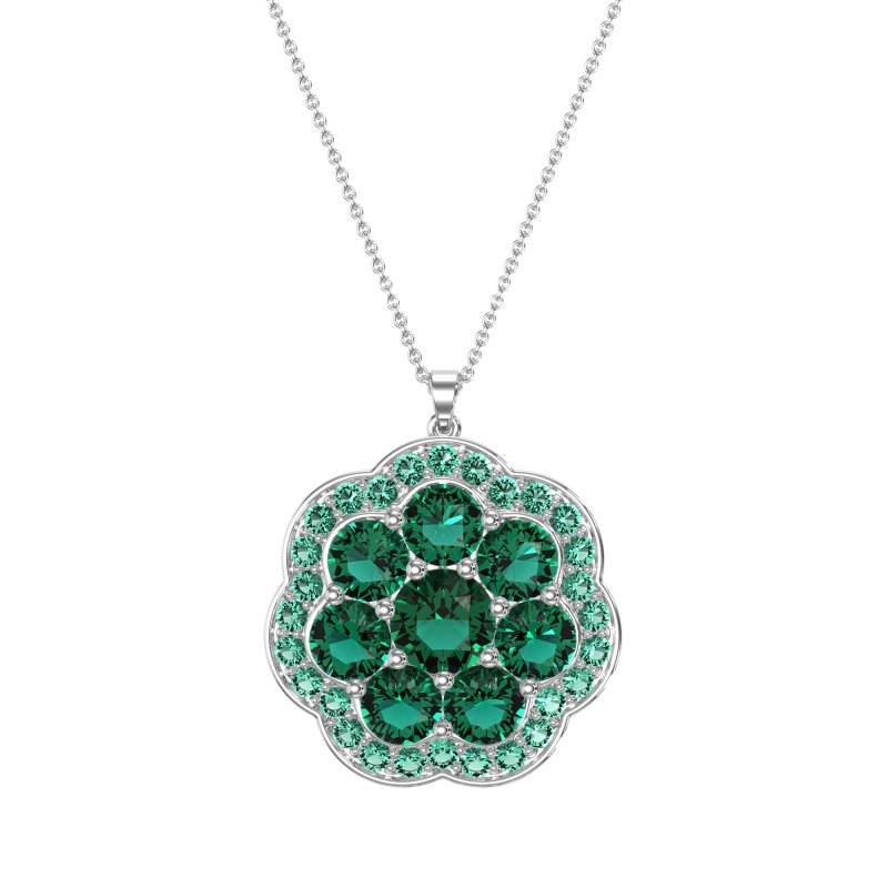 Flower Halo Necklace