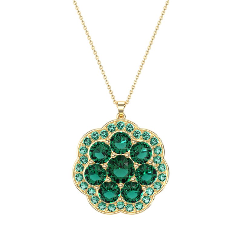 Flower Halo Necklace