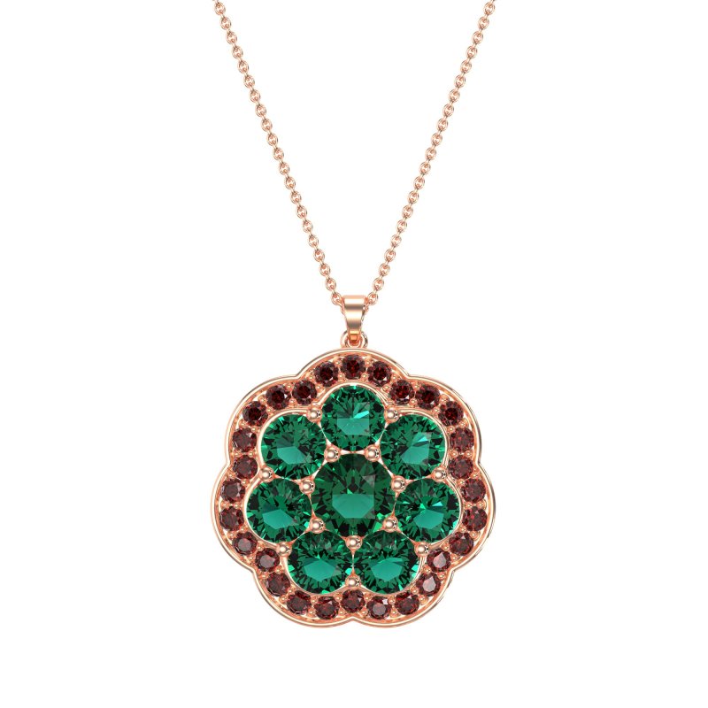 Flower Halo Necklace