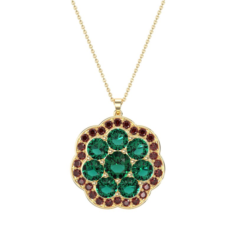 Flower Halo Necklace