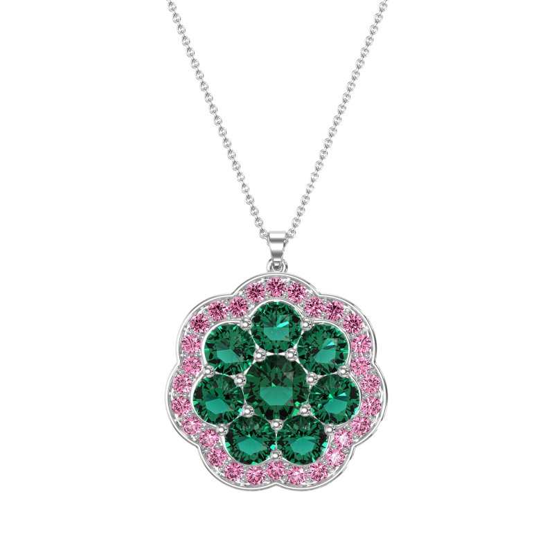 Flower Halo Necklace