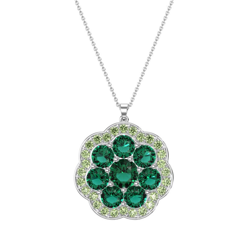 Flower Halo Necklace