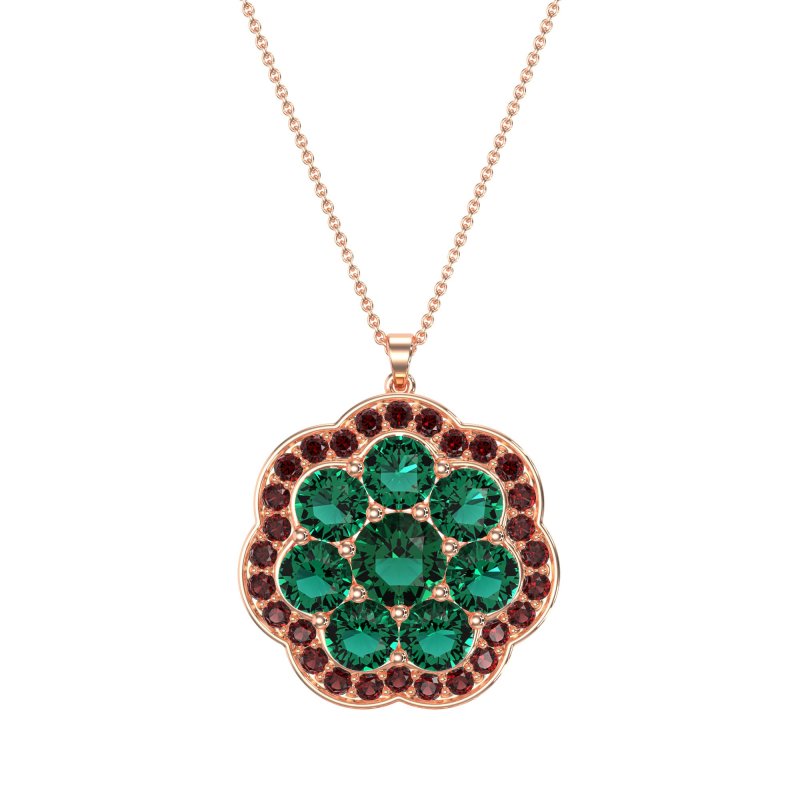 Flower Halo Necklace