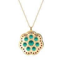 Flower Halo Necklace