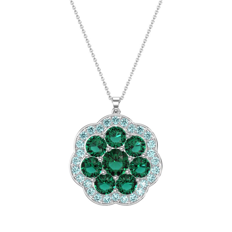 Flower Halo Necklace
