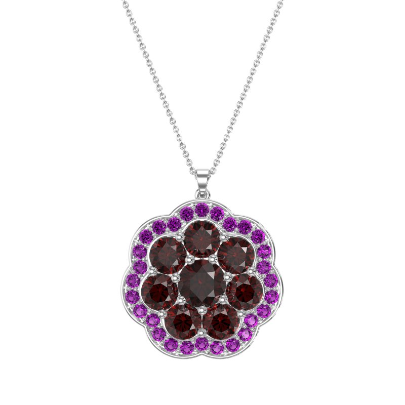 Flower Halo Necklace