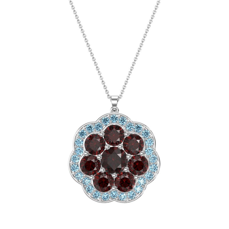 Flower Halo Necklace