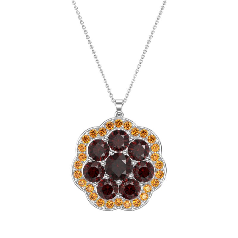 Flower Halo Necklace