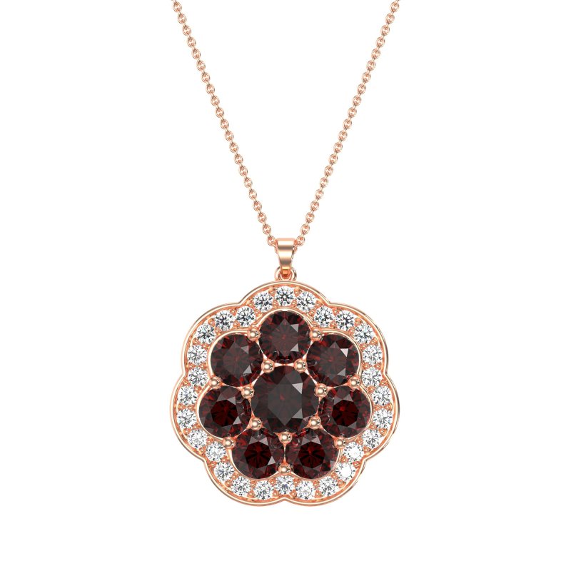 Flower Halo Necklace