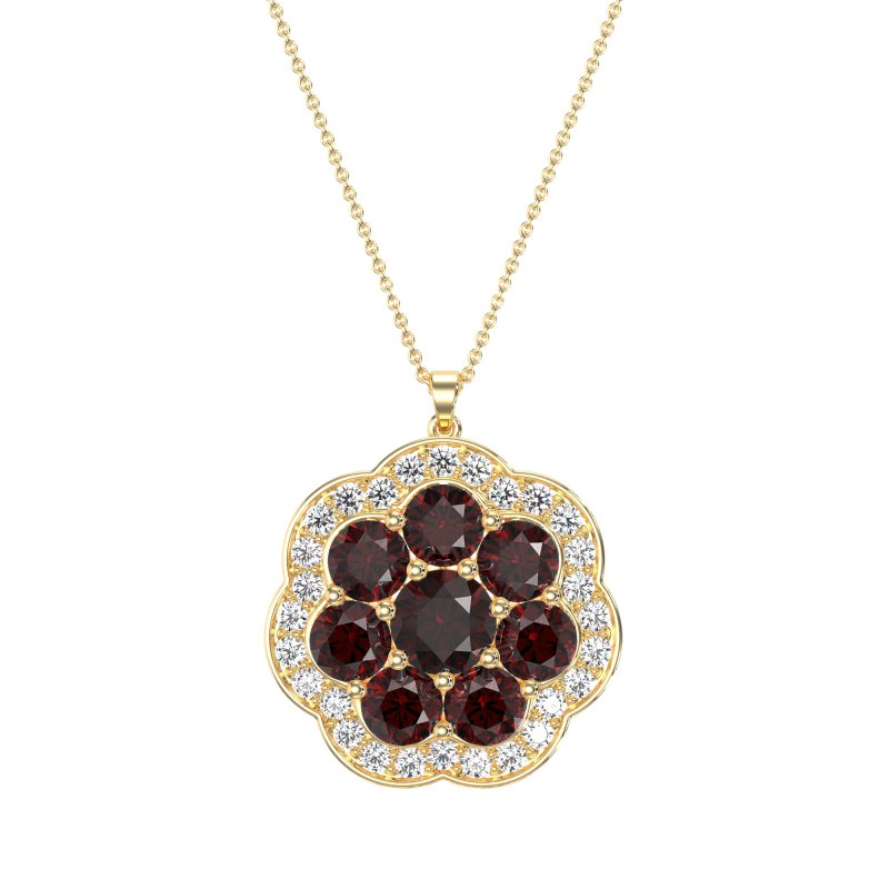 Flower Halo Necklace